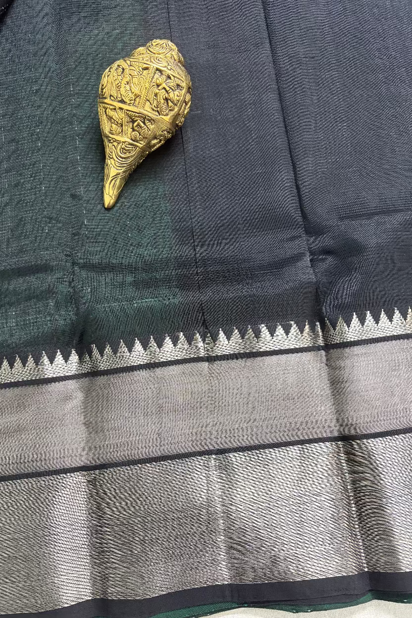 Green Pure Mangalagiri Handloom Pattu