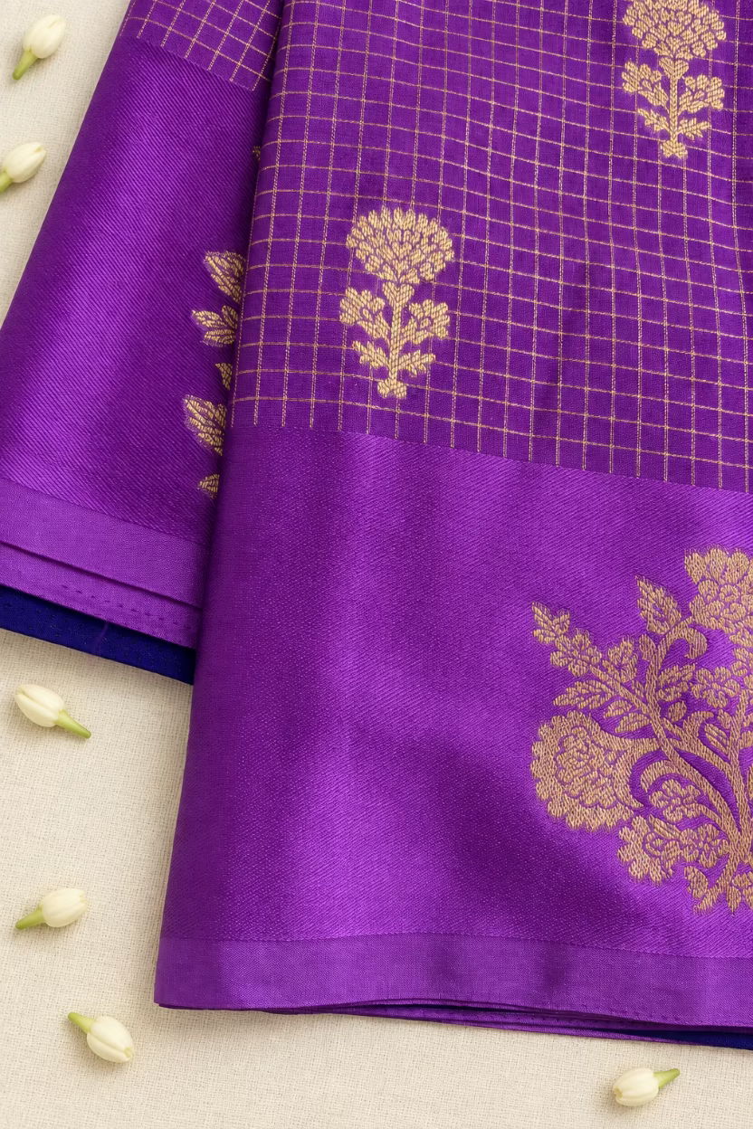 Lilac Viscose Satin Silk