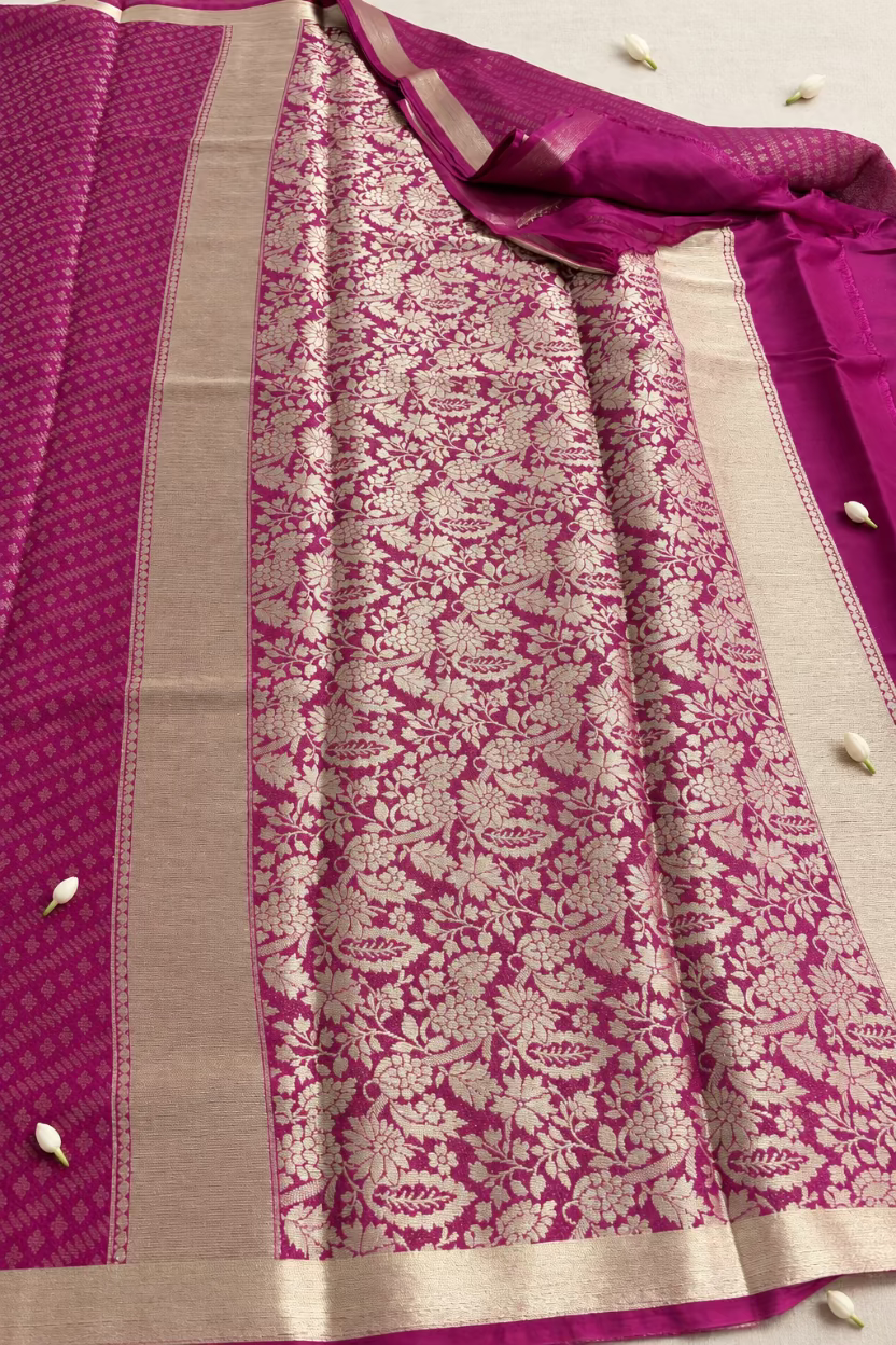 Wine Chinnon Crepe Silk